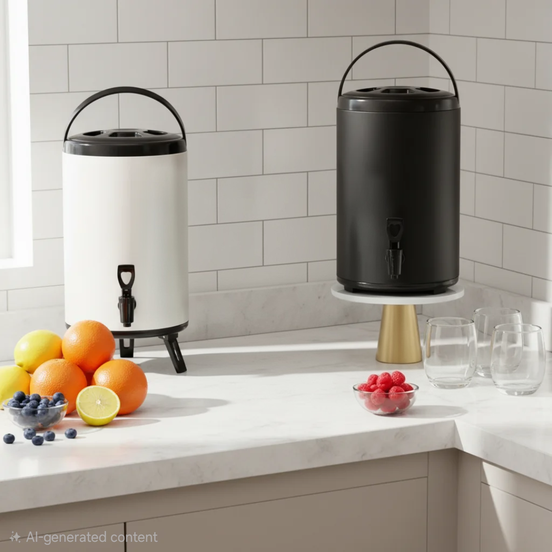 Coffee, Tea & Beverage Dispenser 8L & 10L – Stainless Steel