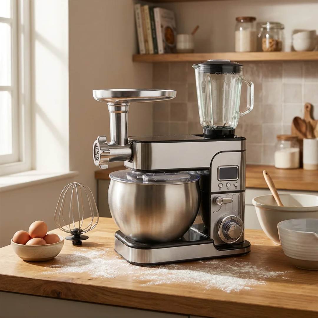 Stand Mixer Ultimate 3-in-1 Multifunctional Stainless Steel
