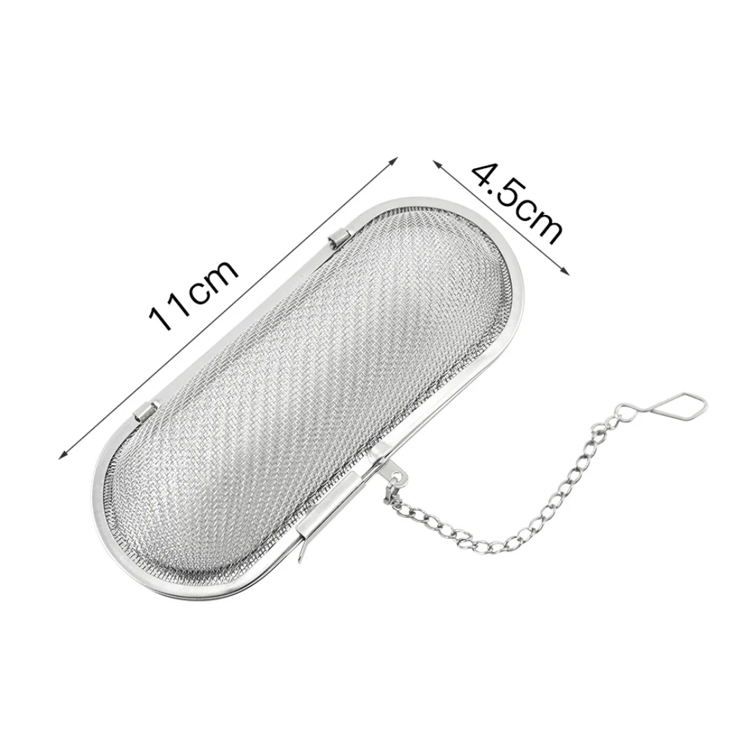 304 Stainless Steel Spice & Tea Infuser – Reusable Cooking Seasoning Filter Strainer