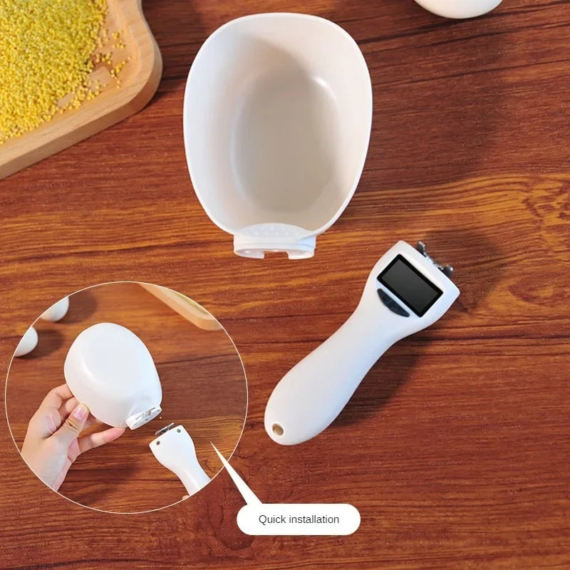 Electronic Kitchen Scale with LCD Digital Measuring Spoon – 800g Capacity, 1g Precision