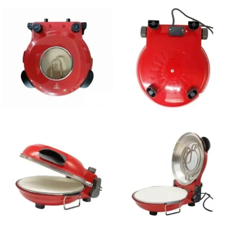 Electric Pizza Oven with Ceramic Stone Plate – Handmade Italian Style | 31cm Diameter