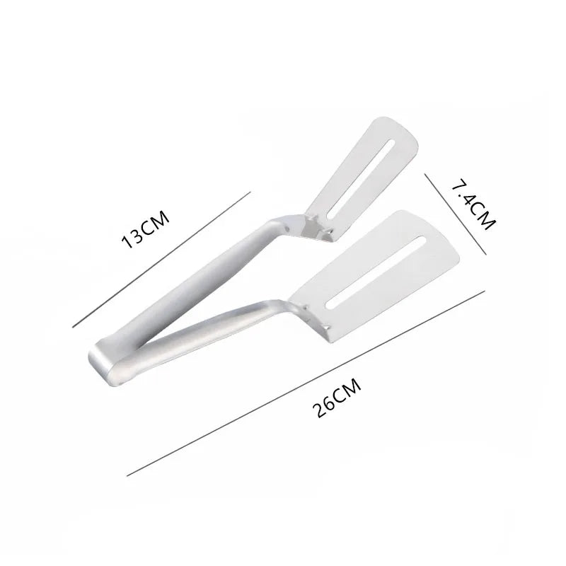 Multifunctional Stainless Steel Steak Clamp – Flip, Lift, and Serve with Ease