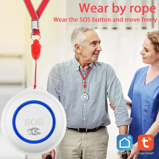 Smart Wireless Wi-Fi Care System – SOS Alert Button for Elderly and Disabled
