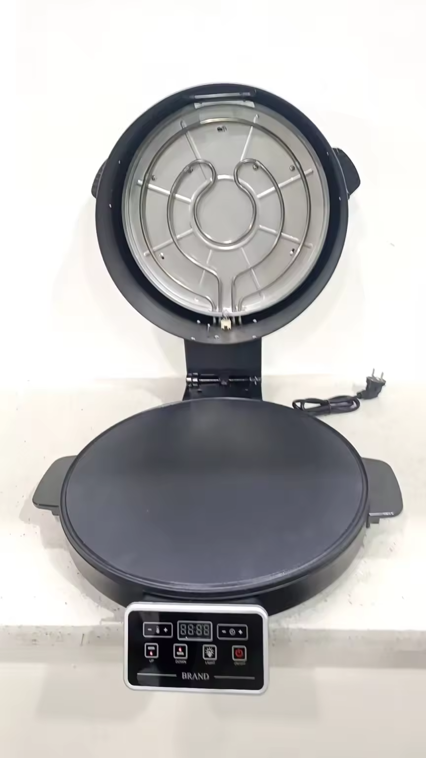 Electric Arabic Bread Maker – Non-Stick with Adjustable Temperature (40cm )