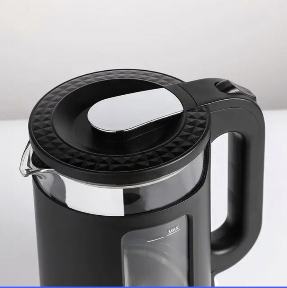 High-Quality Electric Kettle Health Pot – Green, White, Black Visual Design
