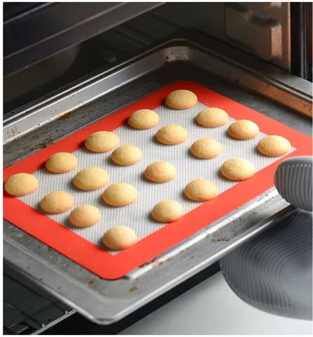 Non-Stick Silicone Oven Baking Mat Dough rolling Mat Sheet Glass Fibre  for Cake and pastry.