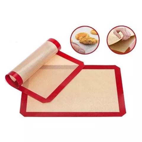 Non-Stick Silicone Oven Baking Mat Dough rolling Mat Sheet Glass Fibre  for Cake and pastry.