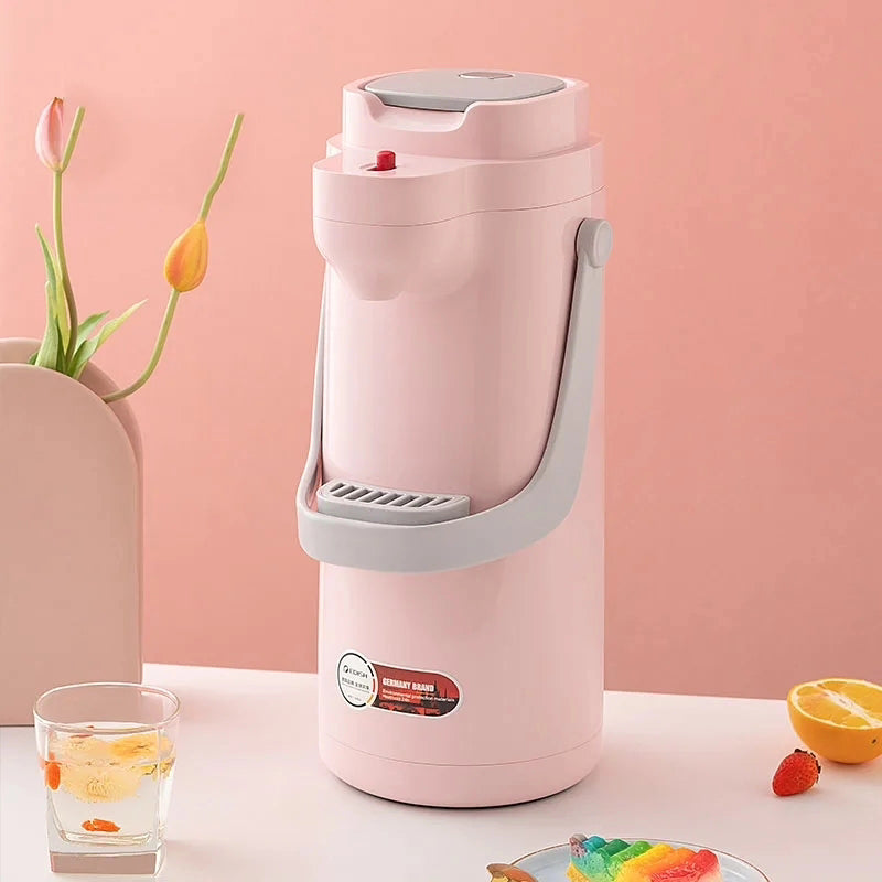 Premium Air Pressure Pot 2.5L is a versatile and eco-friendly thermal dispenser designed to keep beverages hot or cold .features and durable construction make it ideal for home, office, or outdoor use