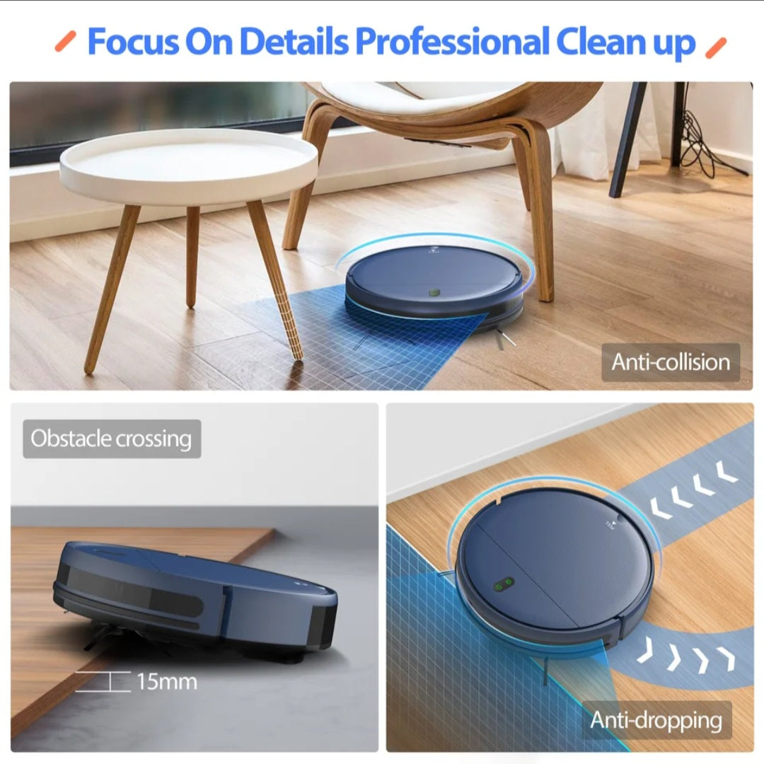 ONSON BR151 Robot Vacuum Cleaner – 4500Pa Powerful Suction, Smart & Customizable Cleaning