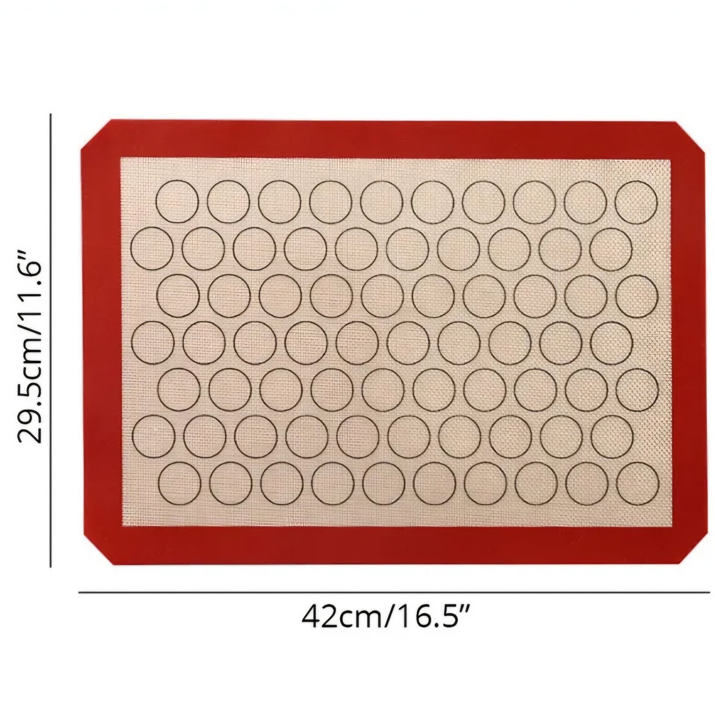 Non-Stick Silicone Oven Baking Mat Dough rolling Mat Sheet Glass Fibre  for Cake and pastry.