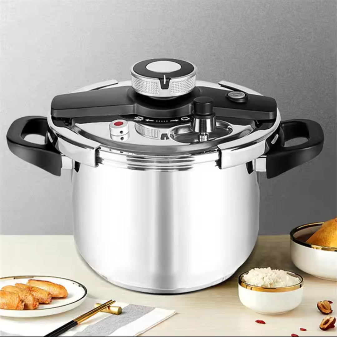 Stainless Steel Pressure Cooker – 8L & 9L | High-Quality, Durable Cookware