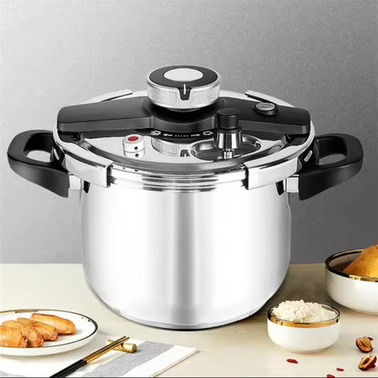 Stainless Steel Pressure Cooker – 8L & 9L | High-Quality, Durable Cookware
