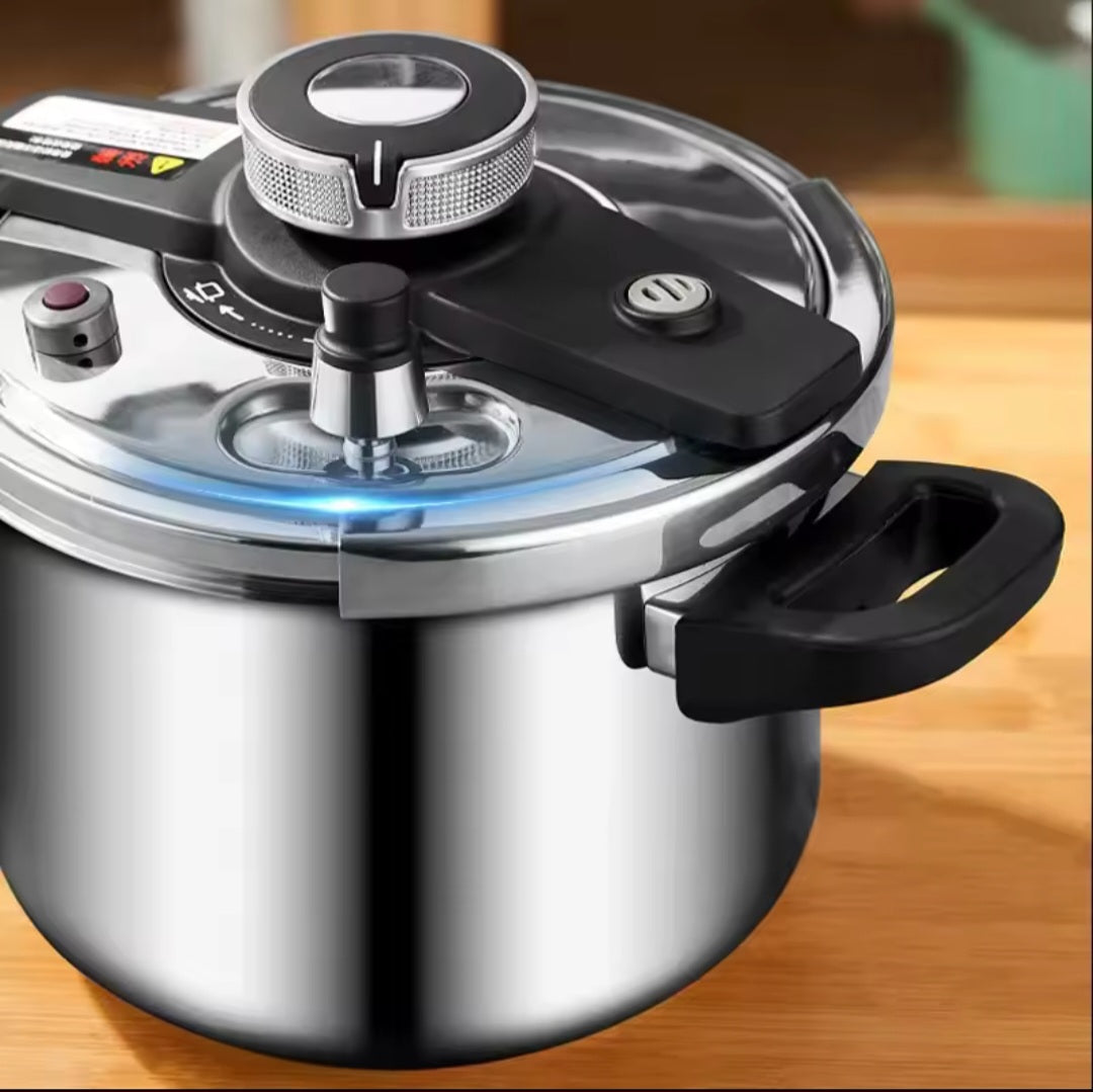 Stainless Steel Pressure Cooker – 8L & 9L | High-Quality, Durable Cookware