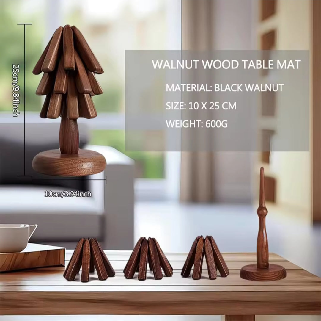 Wooden Trivet Anti-Scad Heat Resistant