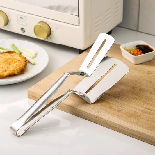 Multifunctional Stainless Steel Steak Clamp – Flip, Lift, and Serve with Ease
