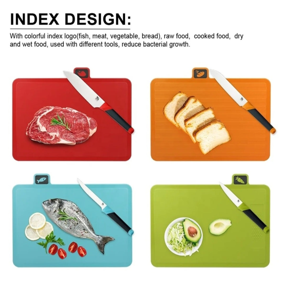 Smart Cutting Board & Knife Set
Set of 9 pieces. 
UV Sterilizer | Drying System | Board Organizer