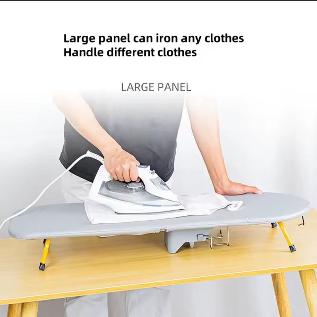 89cm Wall-Mounted Folding Ironing Board – Heat Resistant with Hook