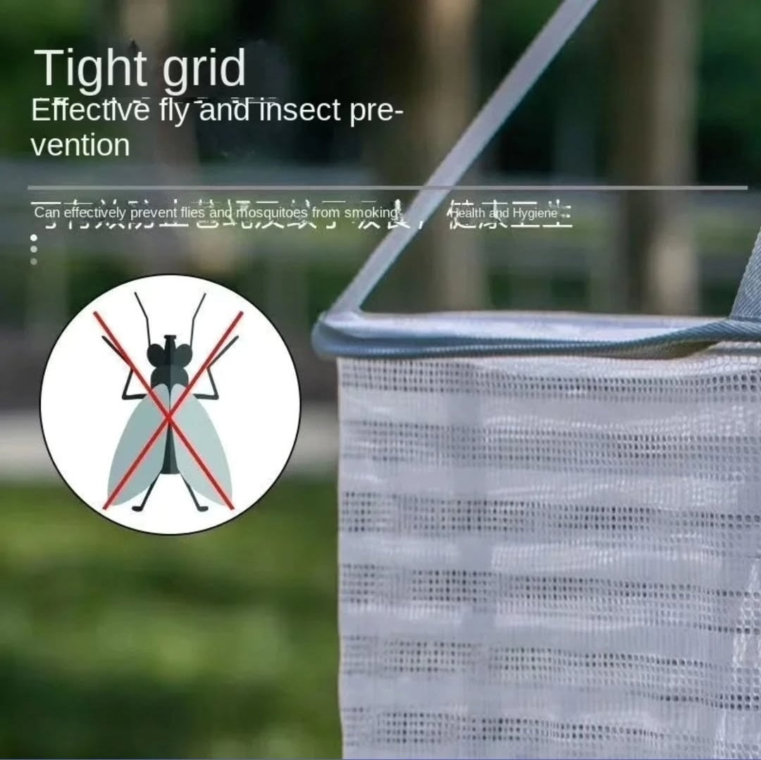 3 Layers Hanging Drying Net for Vegetables, Fruits, and Herbs – Foldable Food Dryer Cage