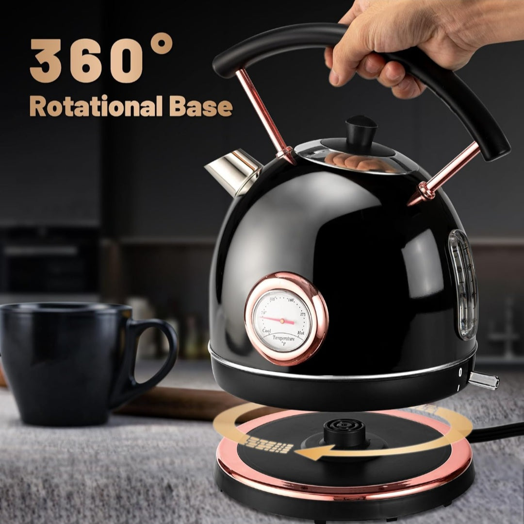 RTS Stainless Steel 1.8L Retro Electric Kettle
Add a touch of vintage charm to your kitchen.