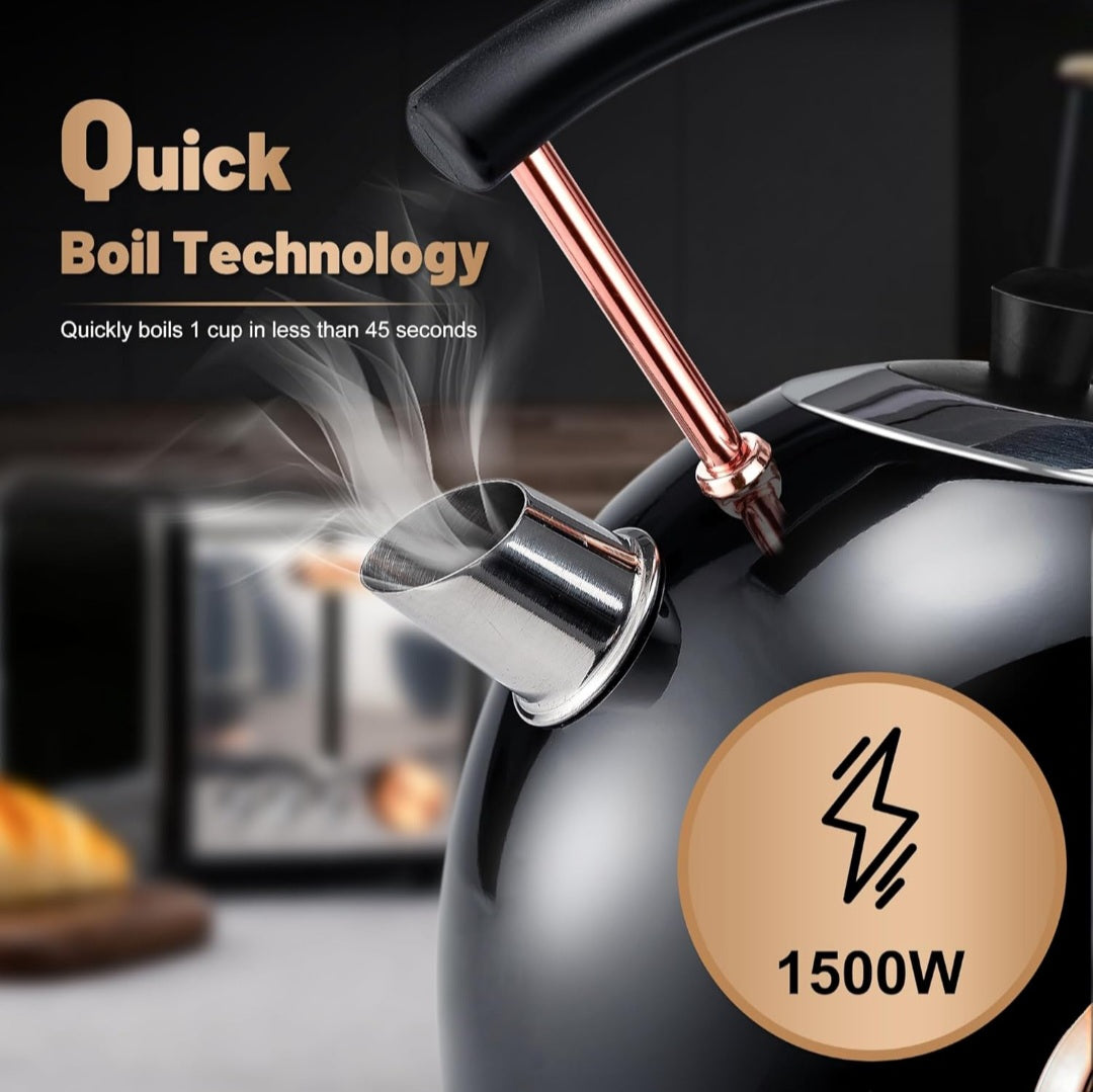 RTS Stainless Steel 1.8L Retro Electric Kettle
Add a touch of vintage charm to your kitchen.