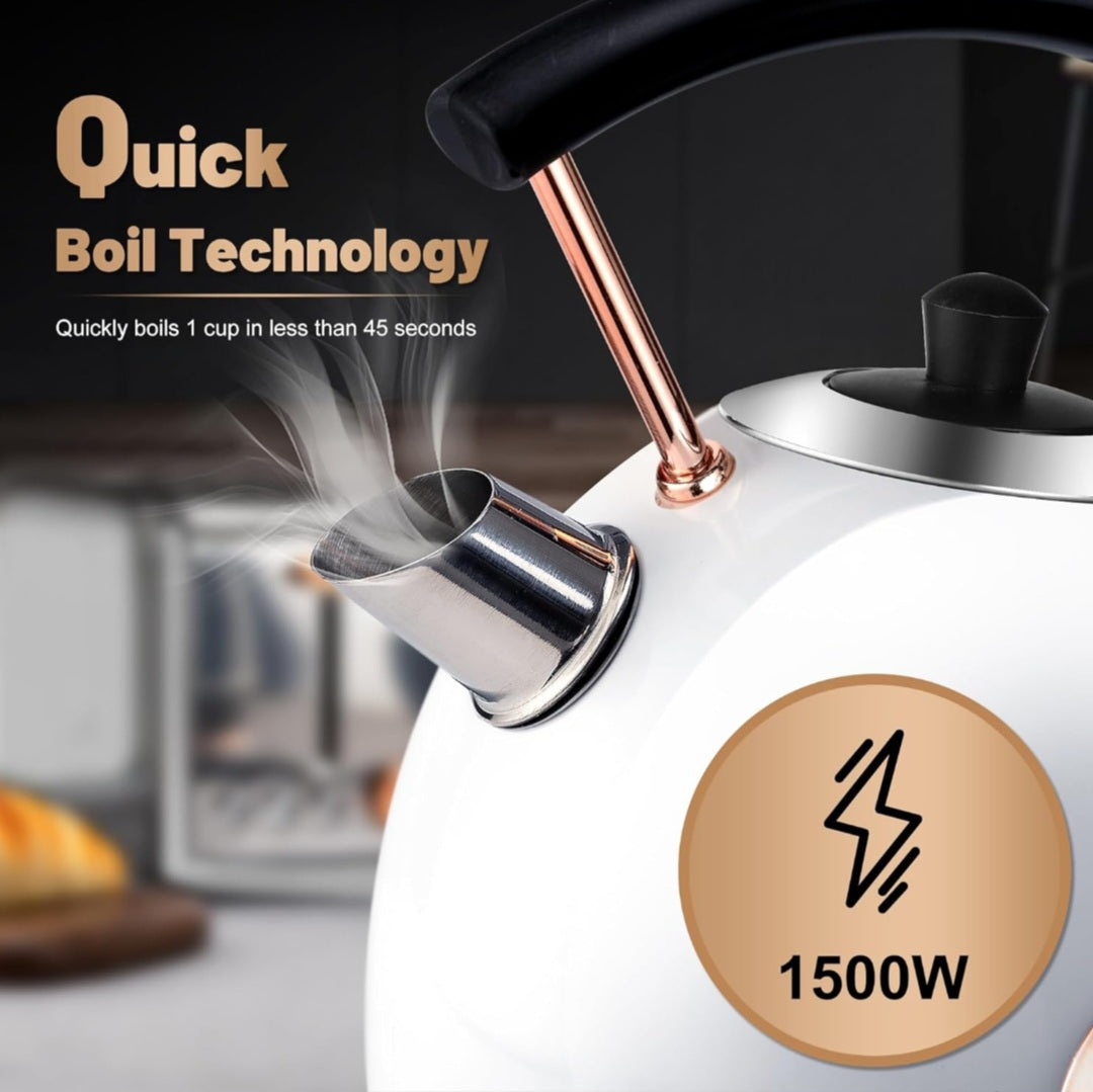 RTS Stainless Steel 1.8L Retro Electric Kettle
Add a touch of vintage charm to your kitchen.