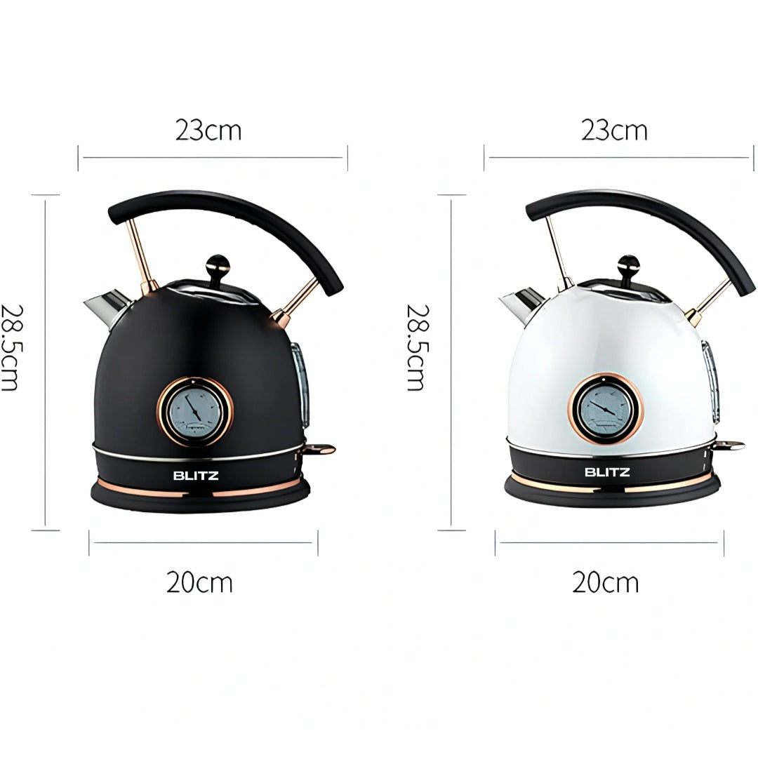 RTS Stainless Steel 1.8L Retro Electric Kettle
Add a touch of vintage charm to your kitchen.