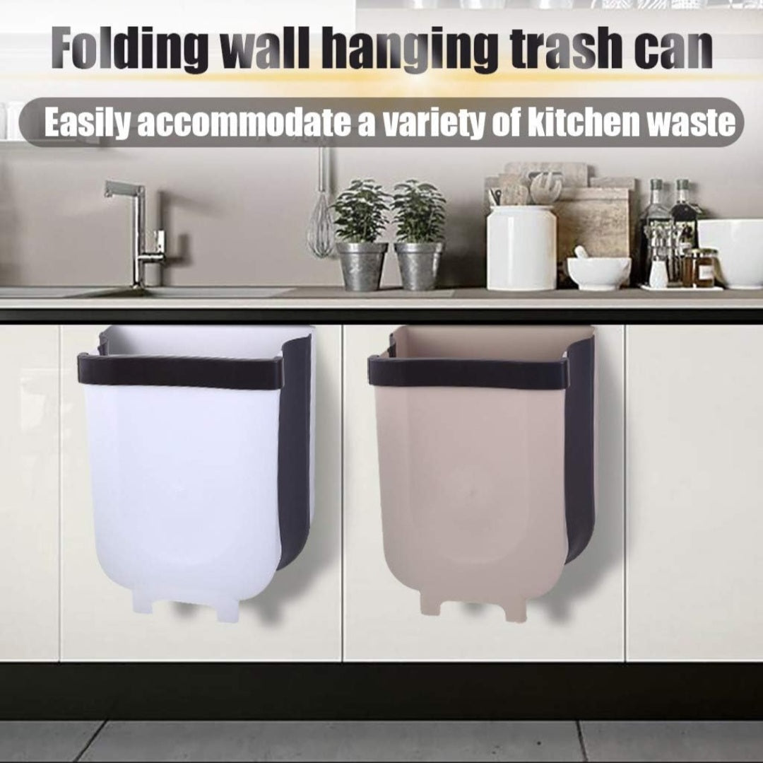 11L Large Capacity Foldable Wall-Mounted Kitchen Trash Can