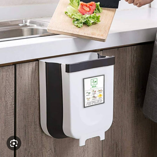 11L Large Capacity Foldable Wall-Mounted Kitchen Trash Can