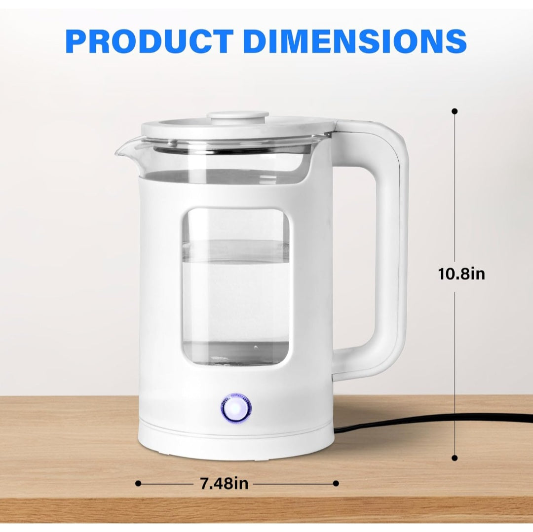 High-Quality Electric Kettle Health Pot – Green, White, Black Visual Design
