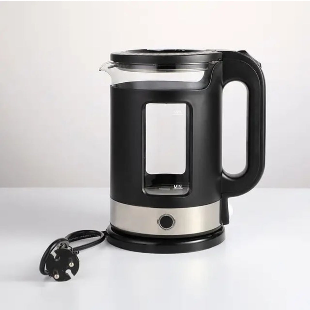 High-Quality Electric Kettle Health Pot – Green, White, Black Visual Design