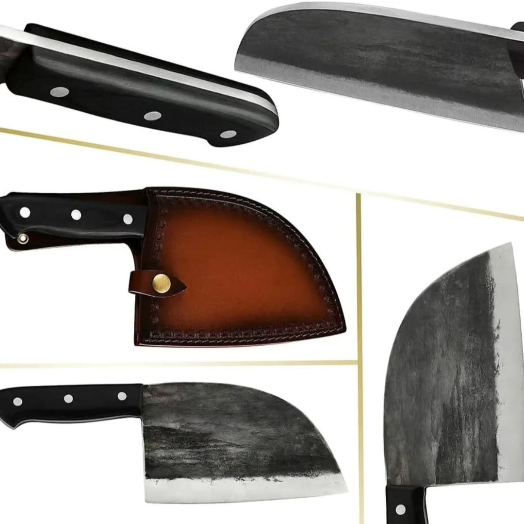 FINDKING Handmade Forged Chef Knife – 4Cr13Mov Steel