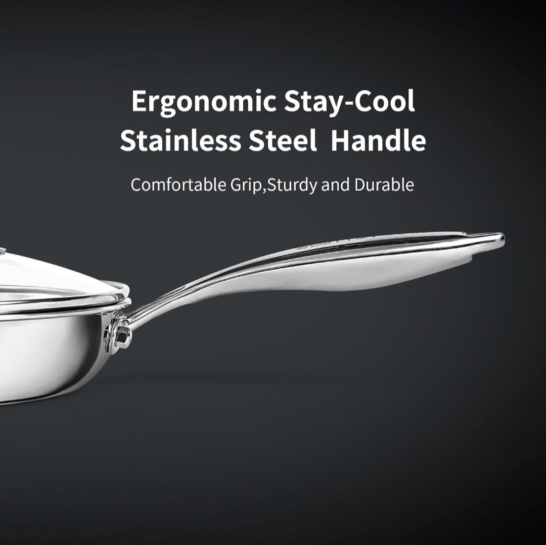 Premium 3-Ply Stainless Steel Pan