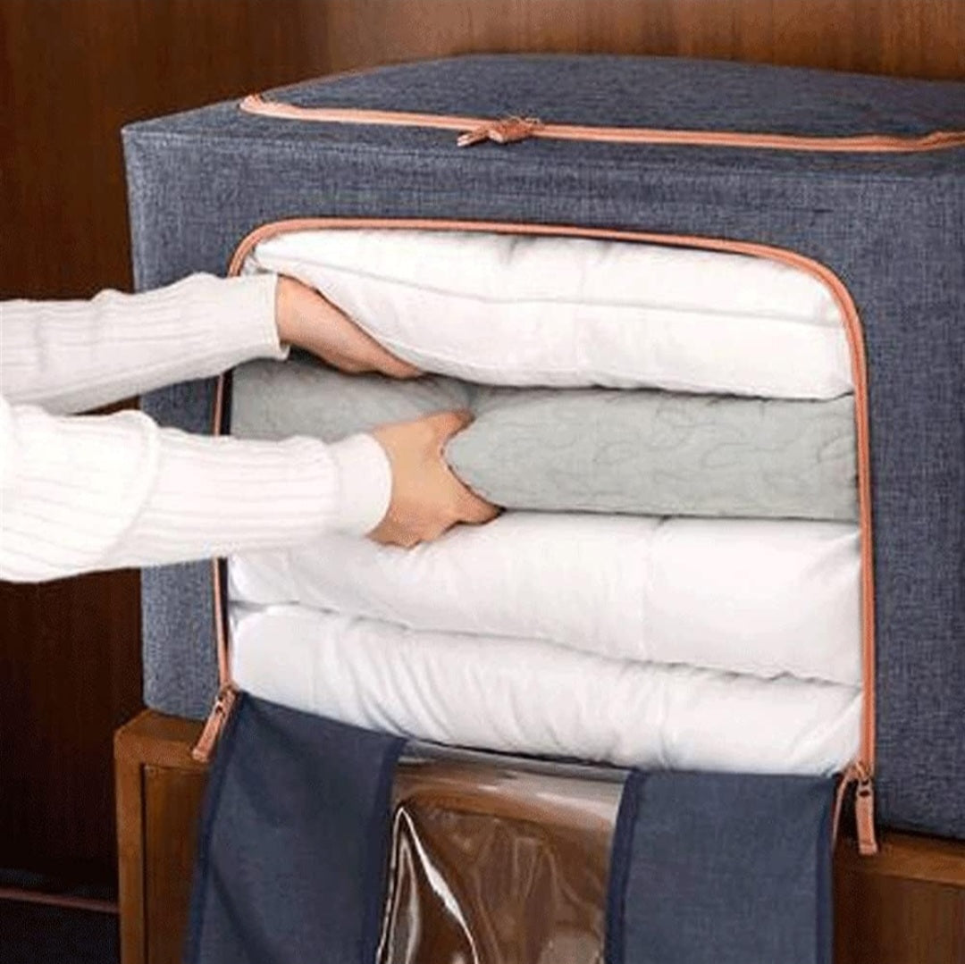 High-Quality Folding Clothes Storage Box – 66L / 80L / 100L