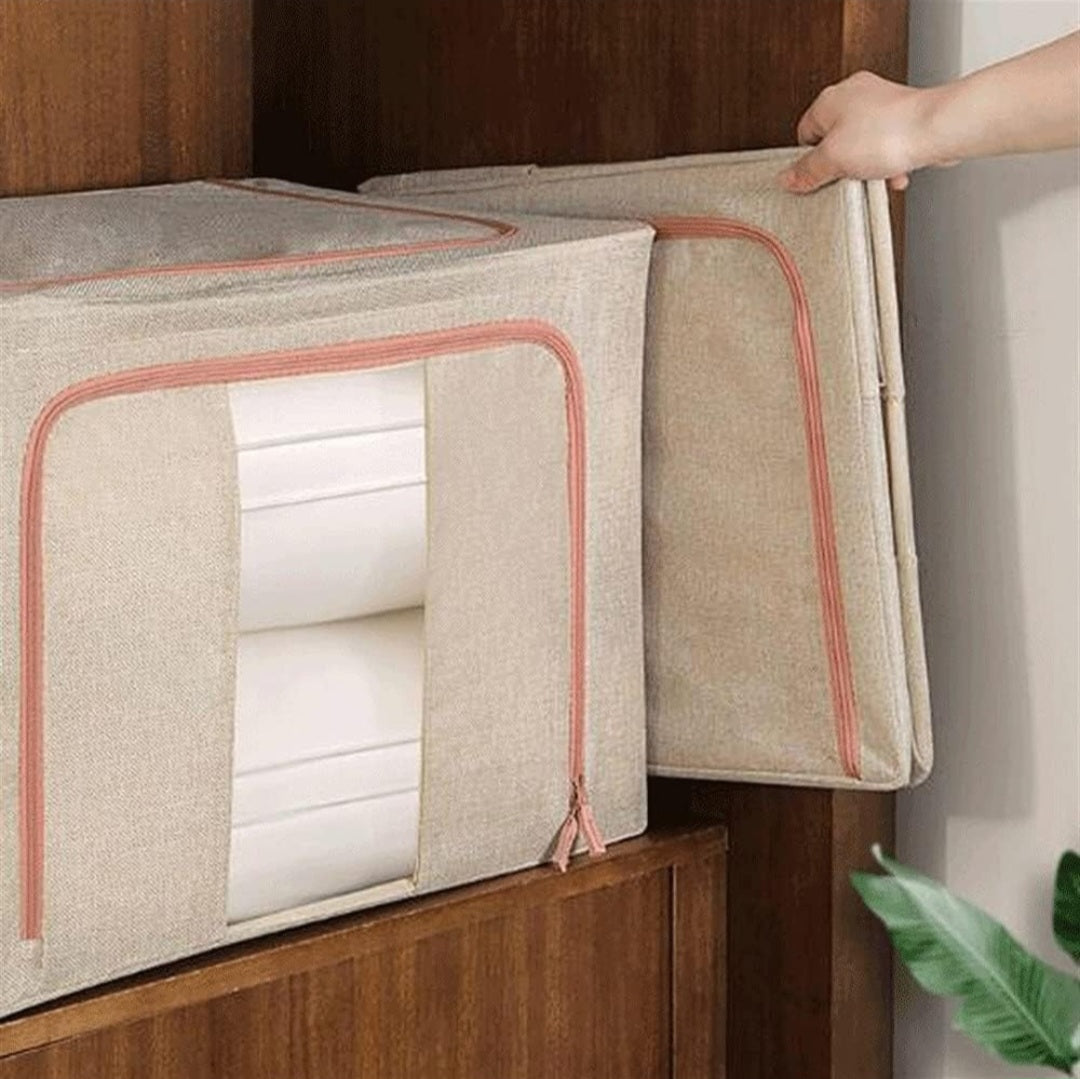 High-Quality Folding Clothes Storage Box – 66L / 80L / 100L