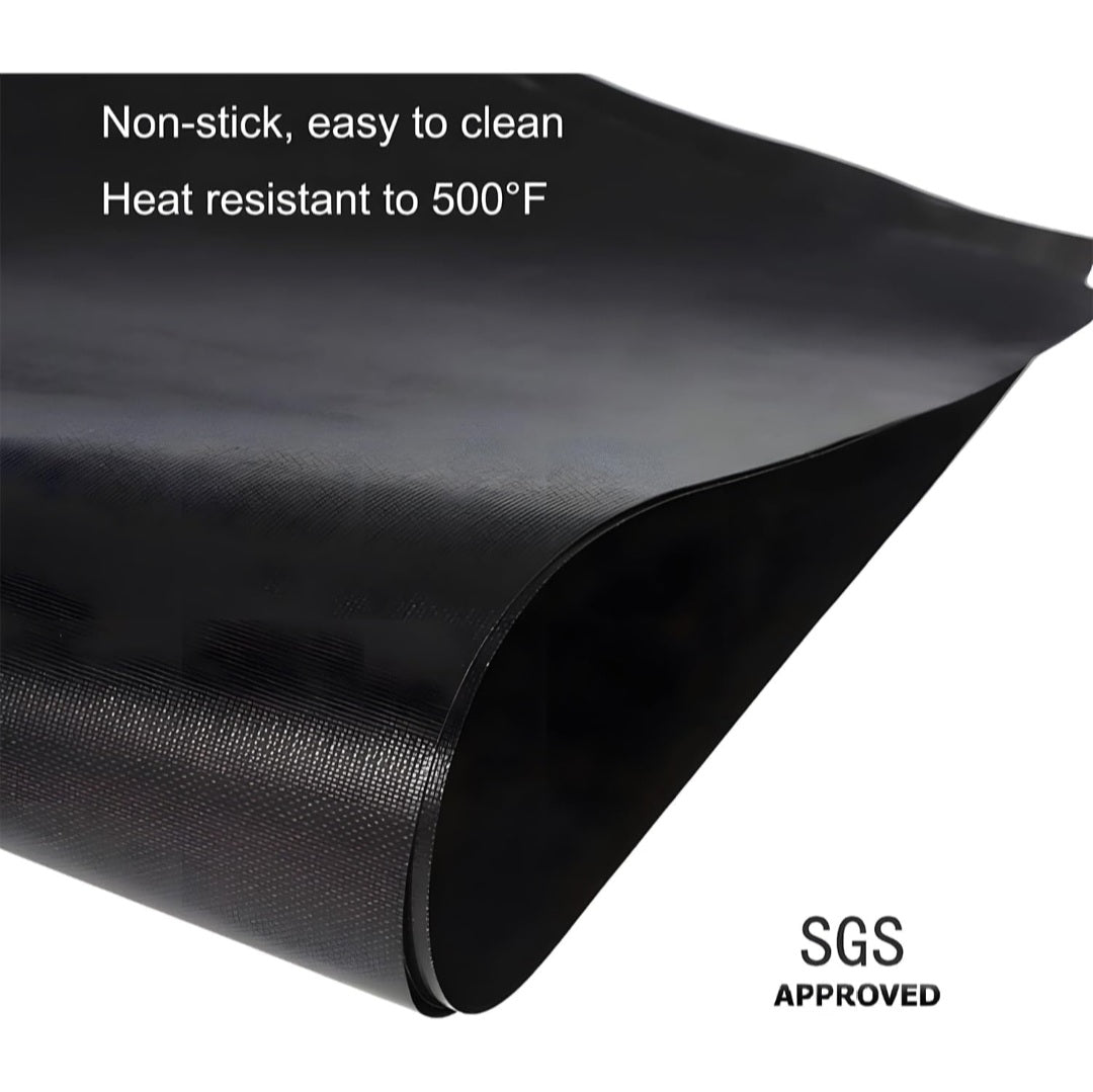 Showay Gas Stove Burner Covers – 6 Pack Reusable Non-Stick Liners