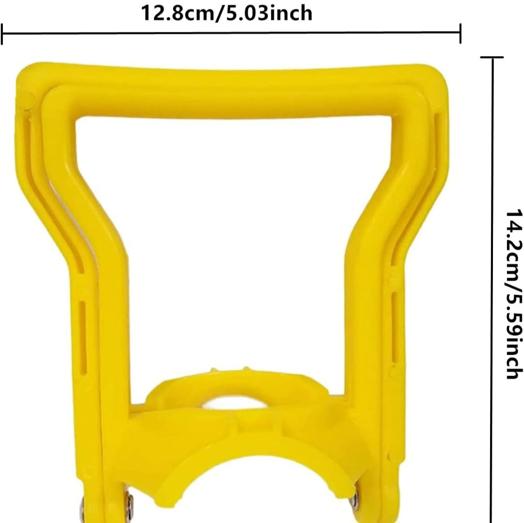 Advanced Ergonomic 5-Gallon Water Bottle Handle – Blue & Yellow