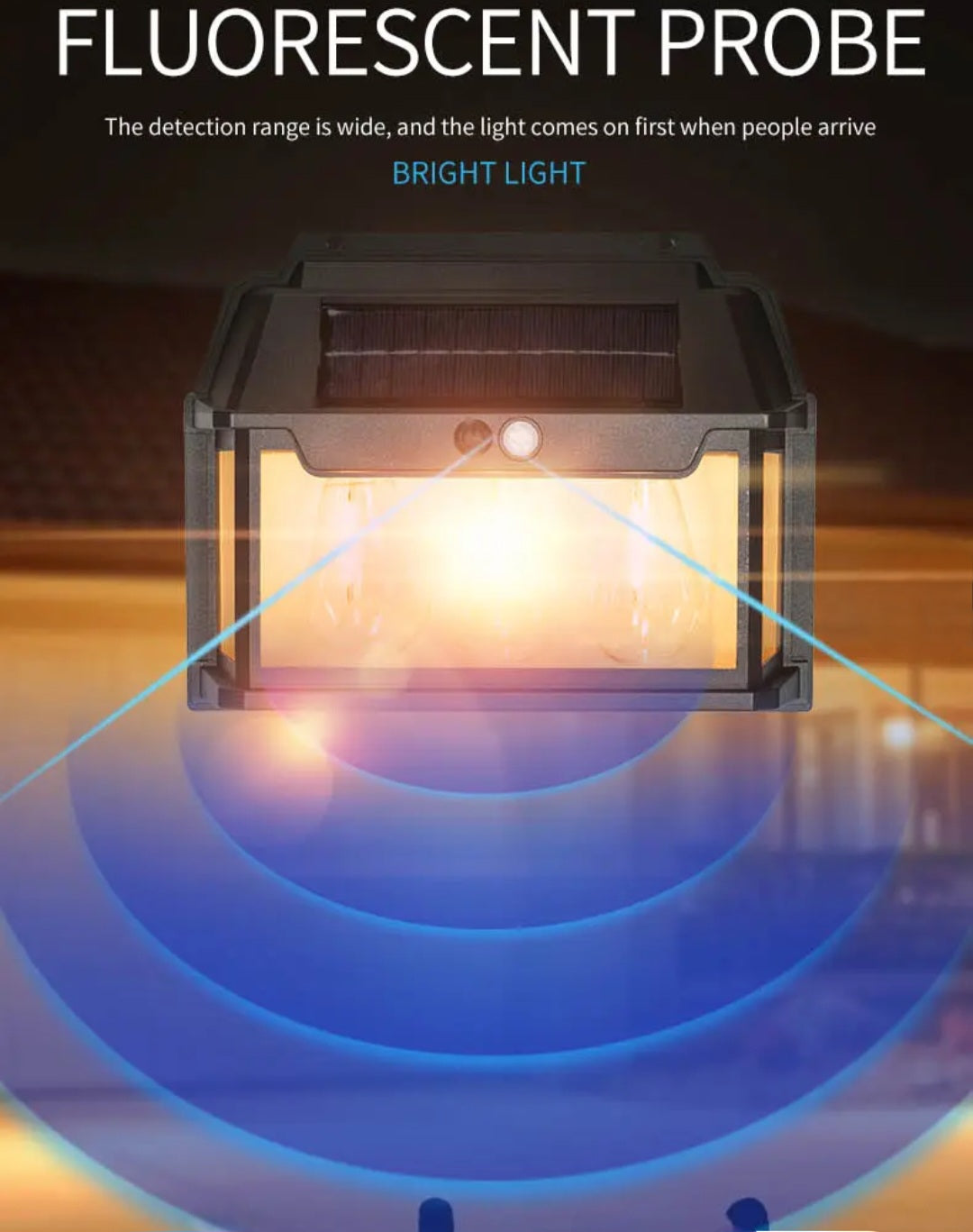 Solar Wall Lamp with Motion Sensor & Remote Control – Outdoor LED Light for Garden & Yard