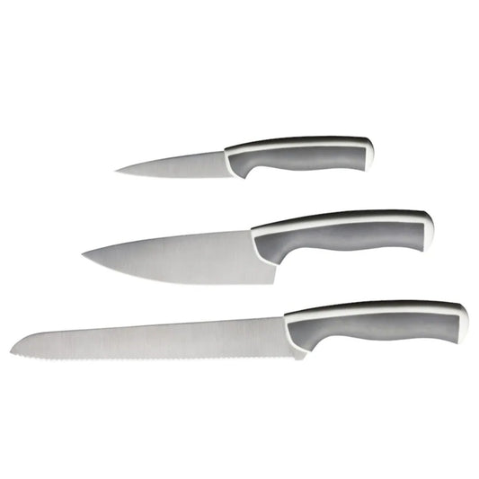 IKEA. ÄNDLIG 3-Piece Knife Set – Light Grey/White