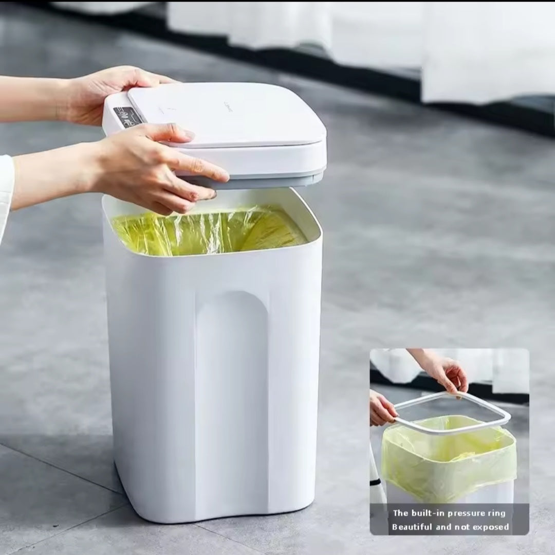 Smart Touch-Control Garbage Can – 16L High Capacity
