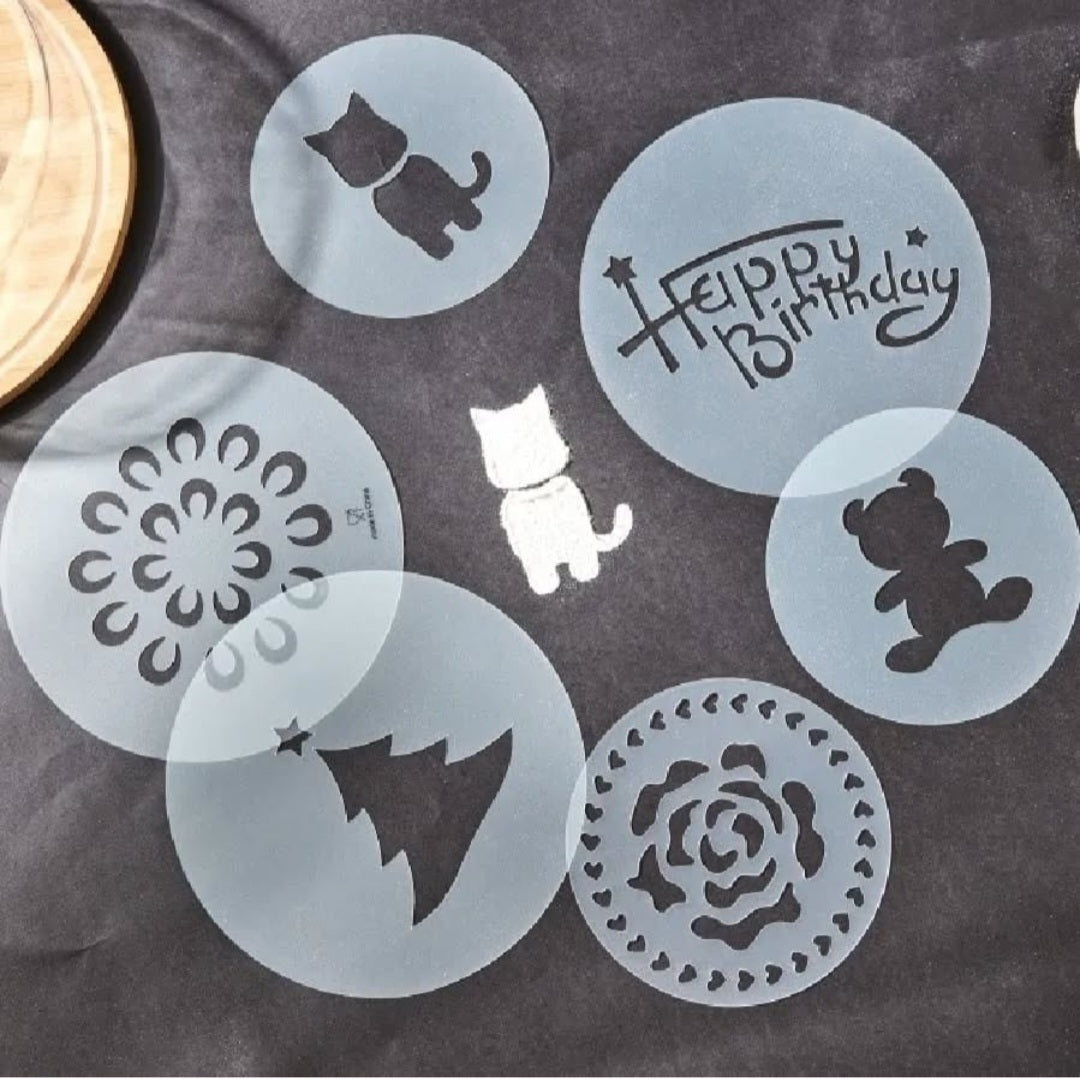 Bake It Cake Stencils - Set of 6