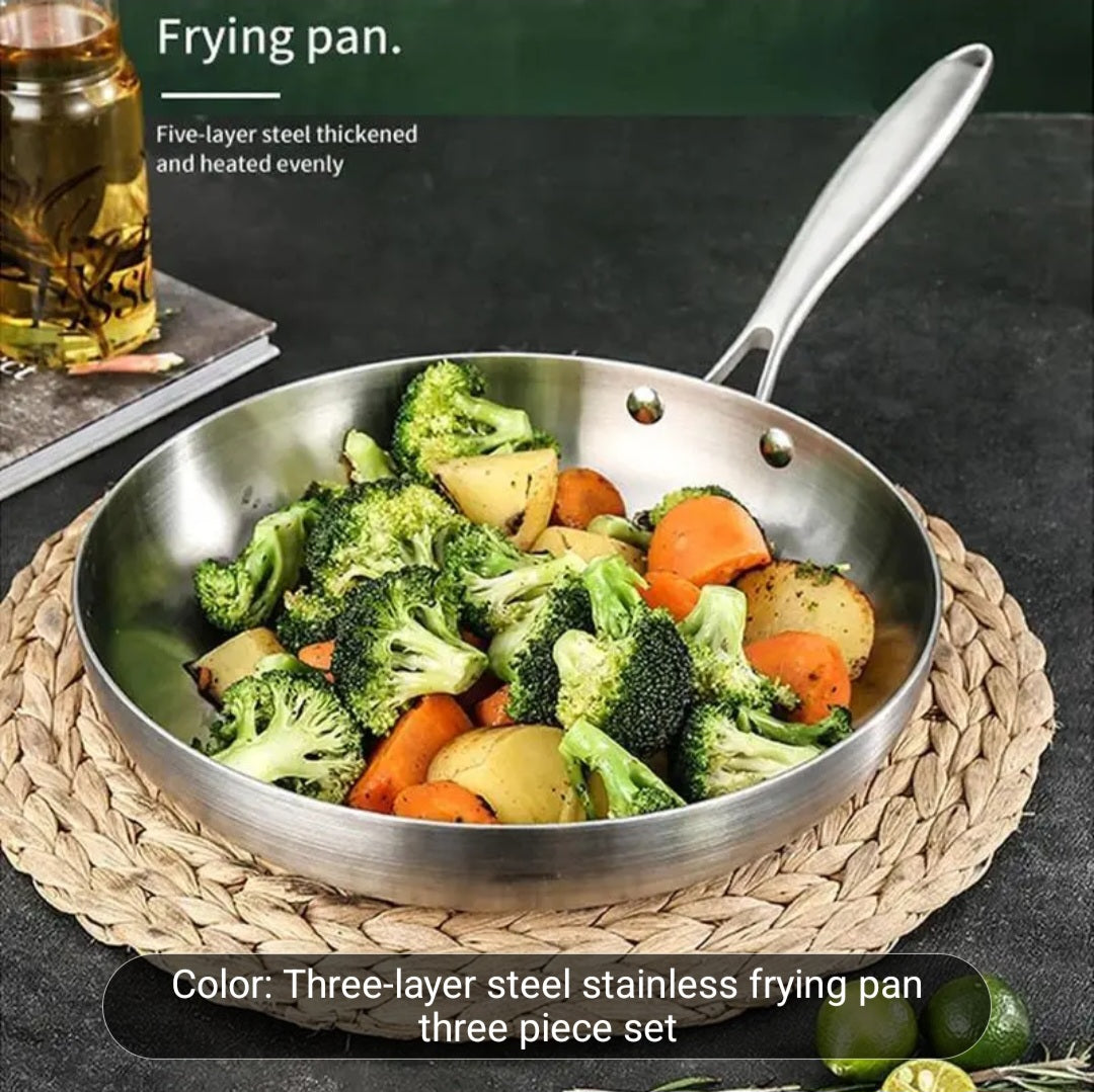 Premium 3-Ply Stainless Steel Pan
