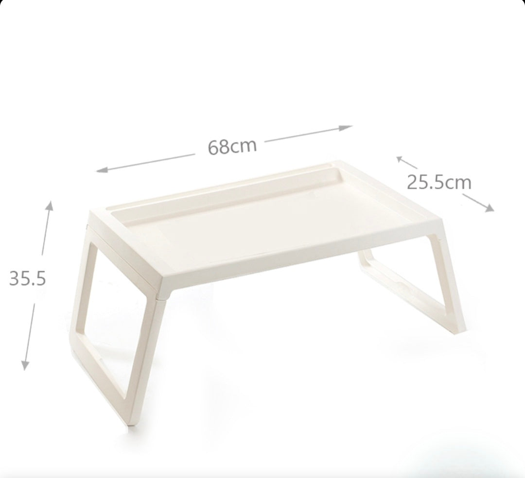 IKEA Style Bed Tray – Grey & White