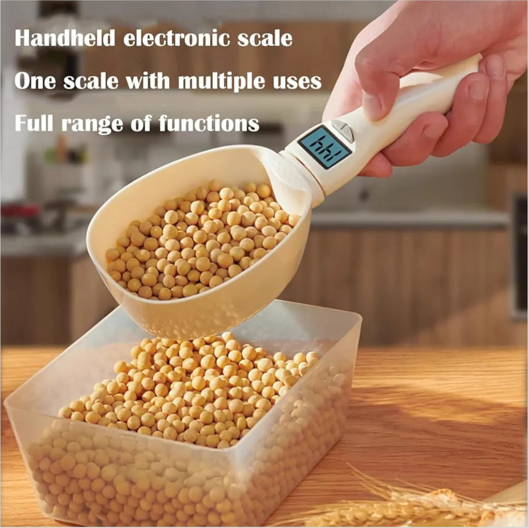 Electronic Kitchen Scale with LCD Digital Measuring Spoon – 800g Capacity, 1g Precision