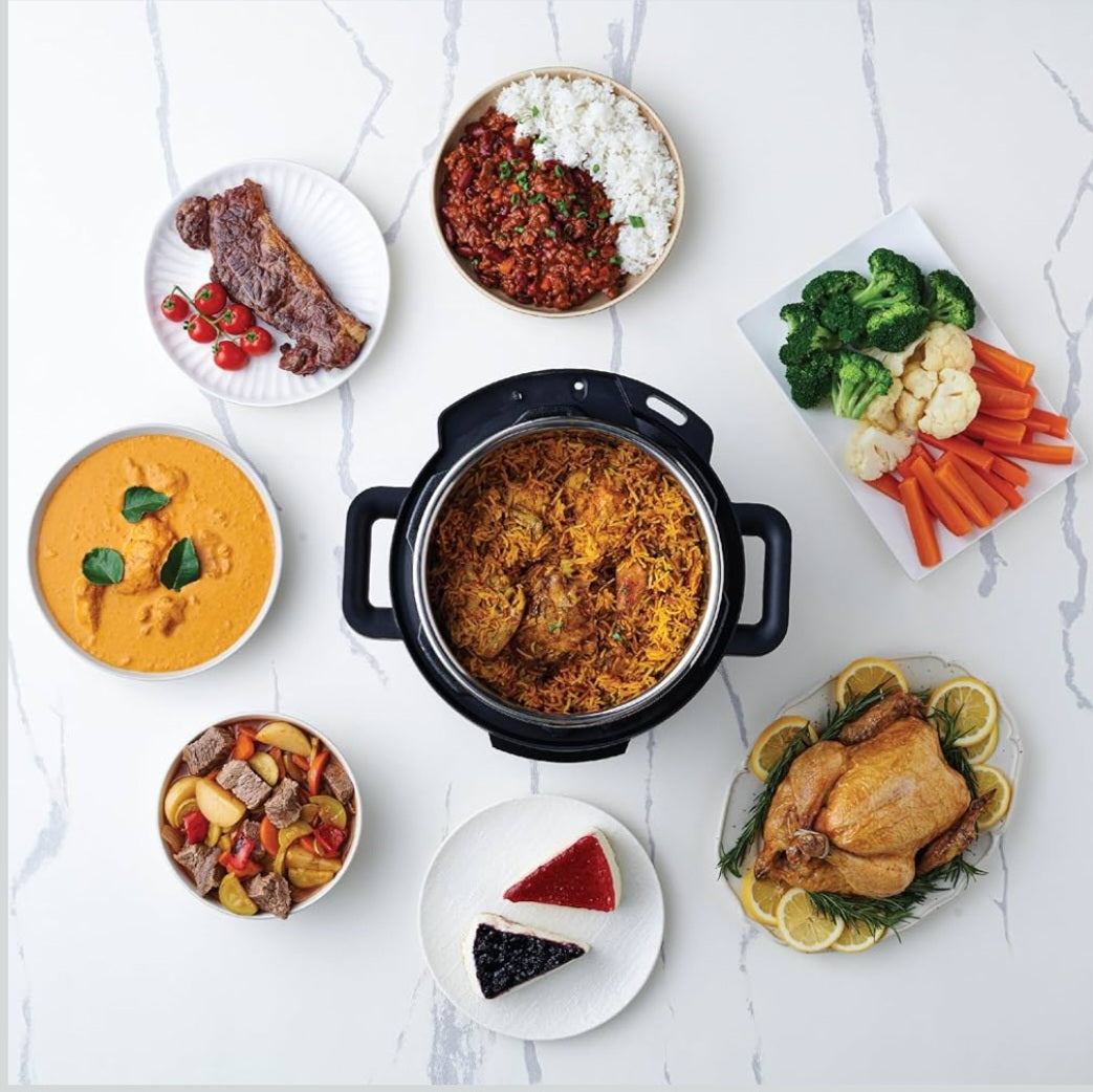 Nutricook Smart Pot 2, 8 Liters, 9 In 1 Electric Pressure Cooker, Slow Cooker, Rice Cooker, Steamer, Sauté Pot, Yogurt Maker & More, 12 Smart Programs With New Smart Lid,
