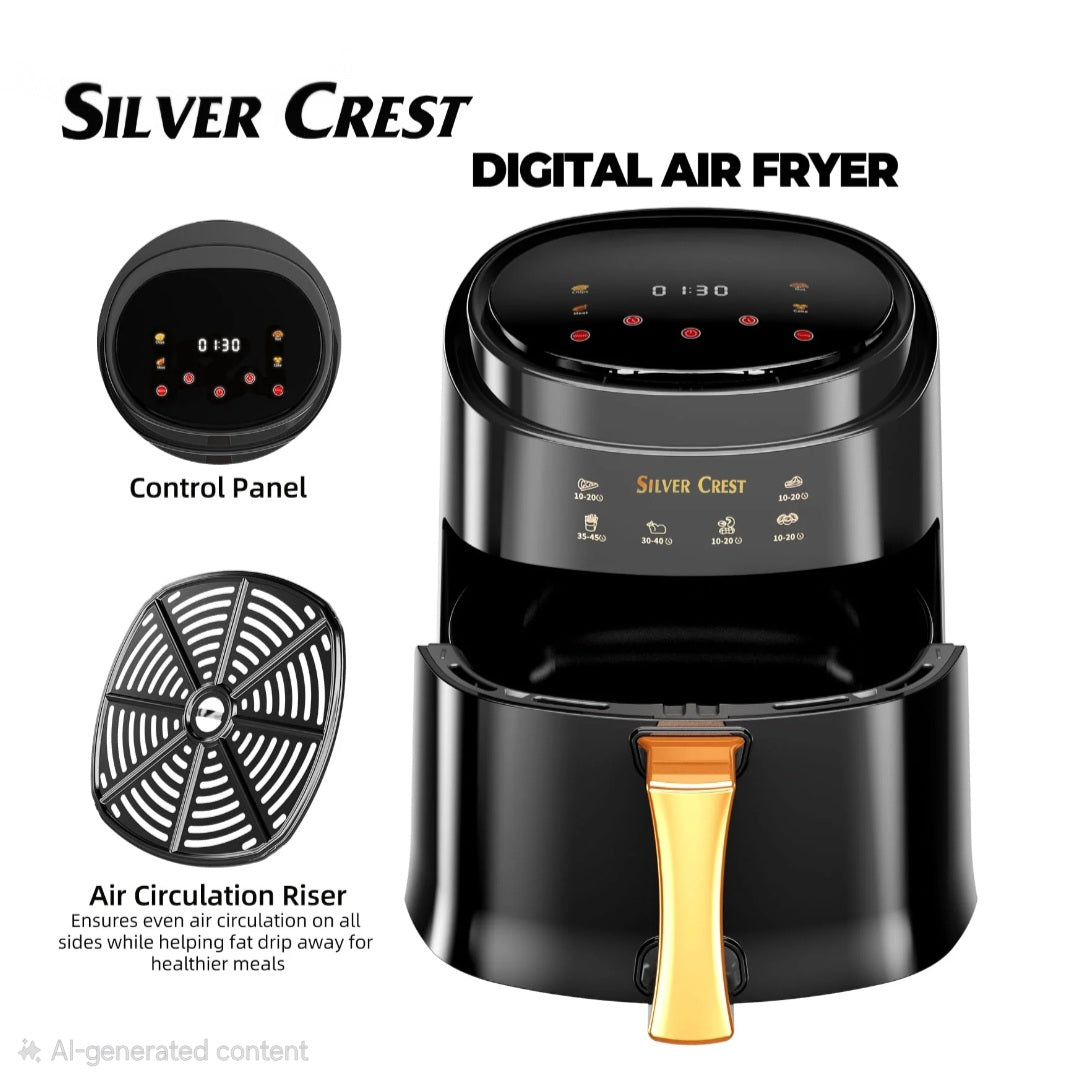 Silver Crest Extra Large 8L Air Fryer (2400W) – JD689B