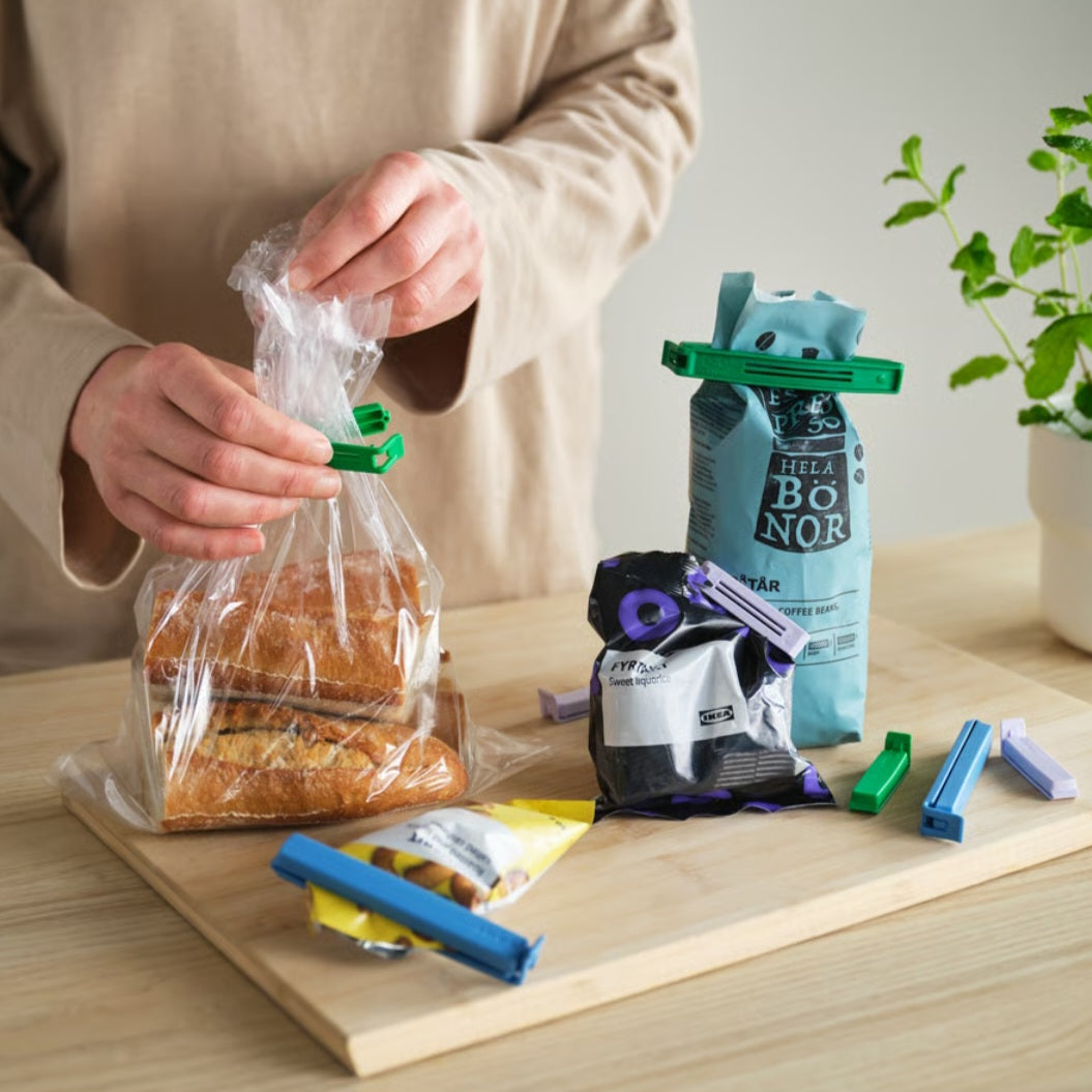 IKEA BEVARA 26-piece sealing clip set.