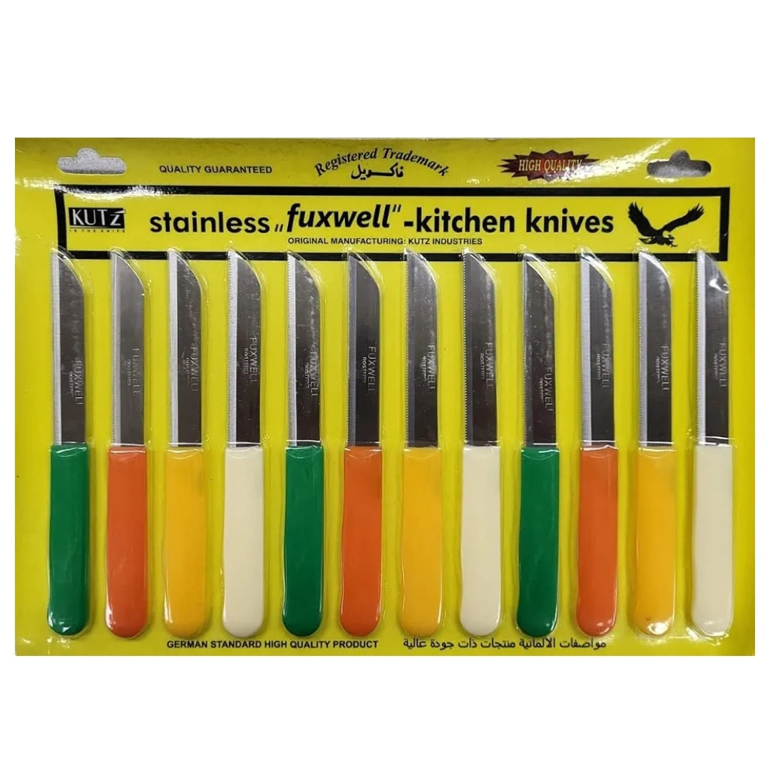 Kinfe set Fuxwell Premium 12-Pieces  Set – Precision & Color for Every Kitchen
