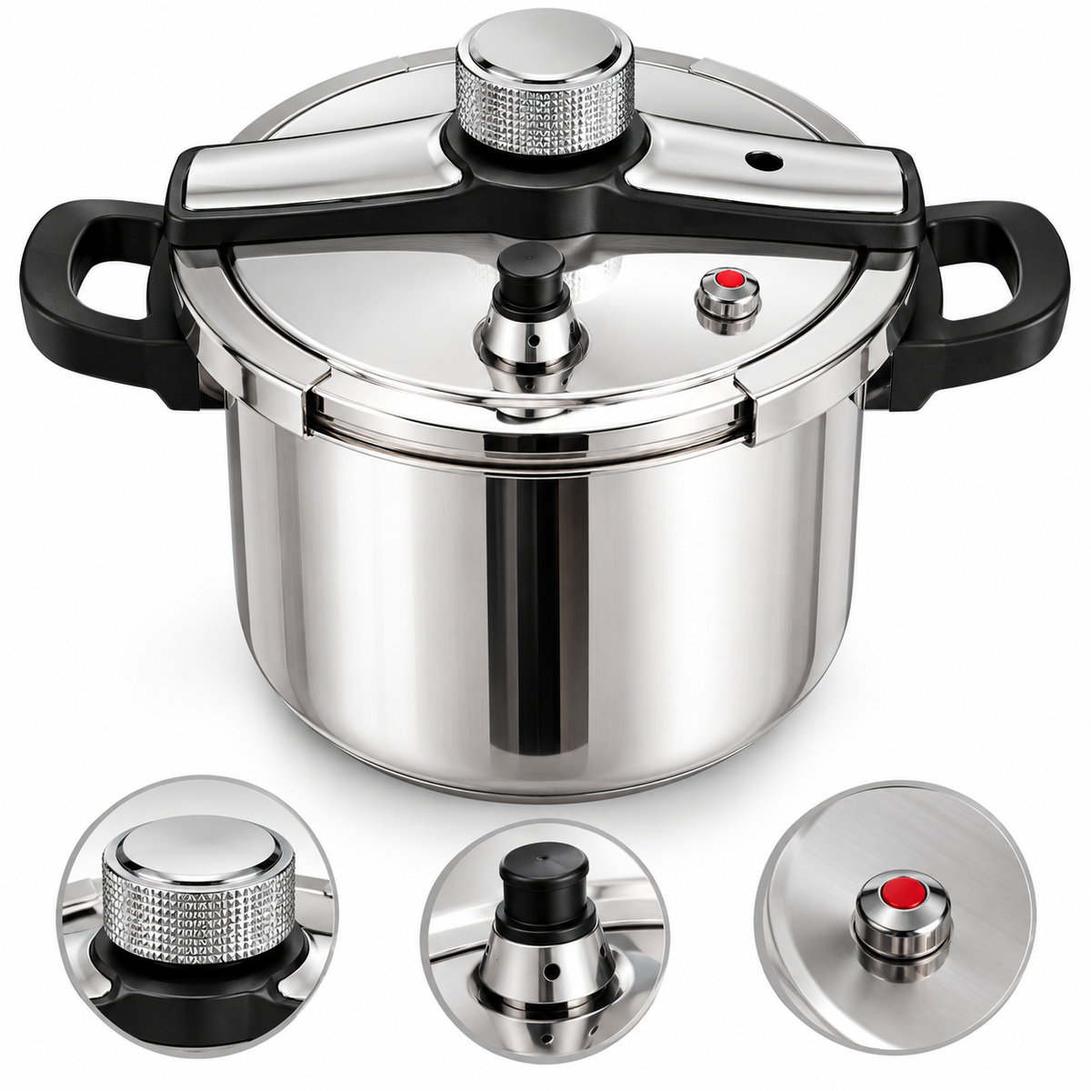 Pressure Cooker  8L & 9L |Stainless Steel Premium Quality, Durable Cookware